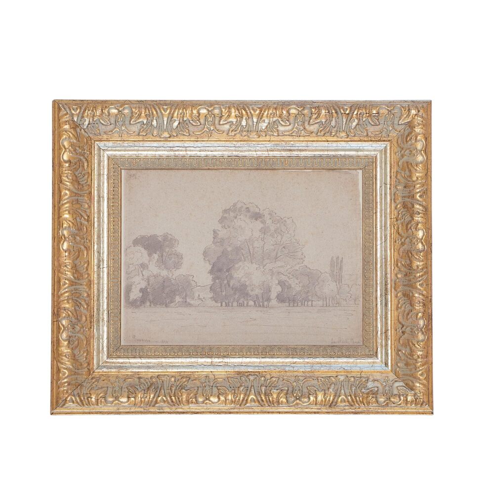 9227 Petal Lane Tree Wall Art - Framed Antique Decor - Make Your Own